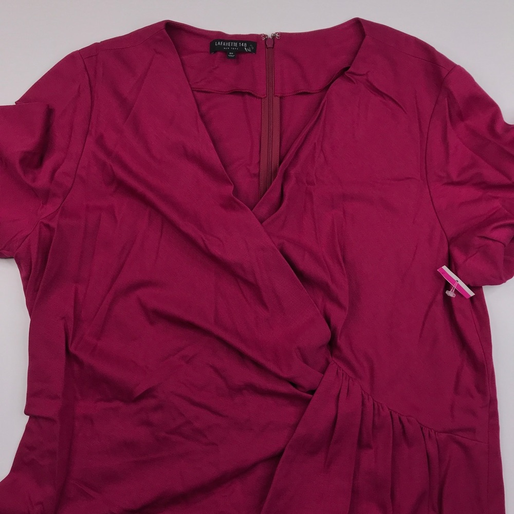Lafayette 148 New York Amaryllis Pink Dress NWOT - Picture 3 of 8